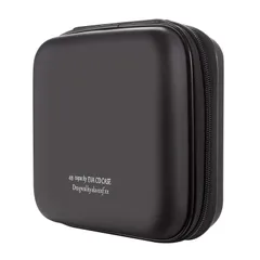 新品 LIOVODE CDケースポータブルEVA ブラック 48枚収納