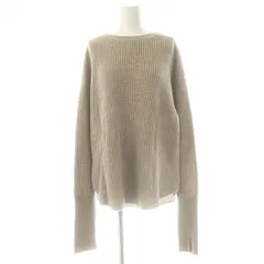 アパルトモン ドゥーズィエムクラス L'Appartement DEUXIEME CLASSE Thermal Knit ニット セーター ワッフル ウール カシミヤ混 茶 /MI ■OS