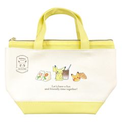 ポケモン 保冷バッグ もぐっとタイム ランチバッグ ピカチュウ 遠足 行楽 レジャー お弁当 ランチトート ポーチ