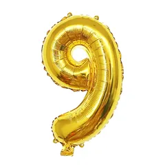 誕生日 バルーン 数字バルーン ハッピーバースデー 飾り 誕生日 飾り付け バースデーバルーン 数字 風船 誕生日風船 サプライズ 結婚式パーティー 記念日 ウェディング イベント装飾  (ゴールド9)