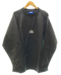 アンブロ UMBRO DOORS センター刺繍ロゴ ナイロンプルオーバー黒　L umbro ブルゾン アウター UMBRO/アンブロ 別注 New Nylon Pull
