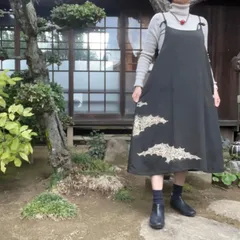 留袖をカジュアルに【大人のキャミソールワンピース】実寸大型紙