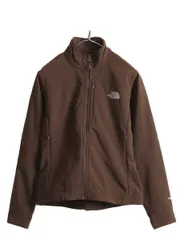【お得なクーポン配布中!】 US企画 ノースフェイス APEX ソフトシェル ジャケット レディース S アウトドア The North Face ストレッチ エイペックス 裏 フリース 茶