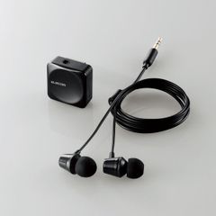 ステレオヘッドホン付きBluetooth(R)レシーバー  ブラック