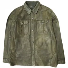 サ*グ様 超美品　貴重品　RRL Gamble レザージャケット LIUGOO ZERO WASTE 本革 ダブルライダースジャケット レディース