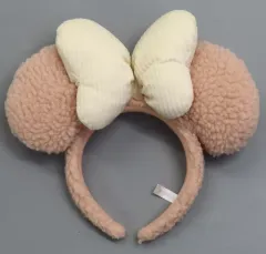 【中古】アクセサリー(非金属) ミニーマウス ボア＆コーデュロイ カチューシャ ピンク 「ディズニー」 東京ディズニーリゾート限定