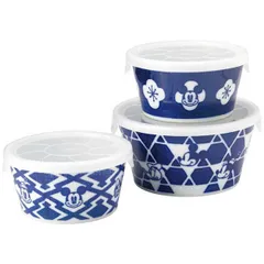 【新品】三郷陶器 ディズニー ニホンスタイル レンジパック3点セット 514294