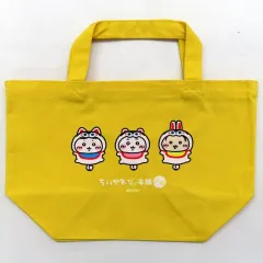 【中古】バッグ ちいかわ＆ハチワレ＆うさぎ(犬張り子) 川越 ランチサイズ トートバッグ 「ちいかわ なんか小さくてかわいいやつ」 ちいかわもぐもぐ本舗限定