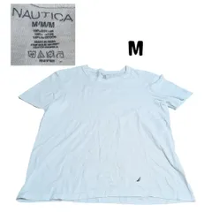 NAUTICA古着ワンポイントプリント半袖TシャツMホワイト　SY00246