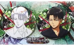 【中古】バッジ・ピンズ リヴァイ・アッカーマン 缶バッジセット 「進撃の巨人」