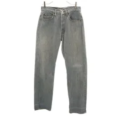 リーバイス 80s 501-0658 後染め ブラック ヴィンテージ カラー デニムパンツ W31 グレー Levi's ジーンズ ボタンフライ メンズ