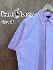 Ralph Lauren シャツ　ピンク　半袖