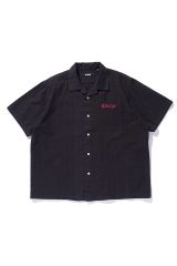 XLARGE エクストララージ 101252014005 EMBROIDERED S/S LACE SHIRT レースシャツ BLACK 正規通販 メンズ レディース