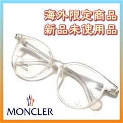 新品未使用　モンクレール　MONCLER　めがね　メガネ　眼鏡　フレーム　アイウェア　ML5032F　クリア　透明　ウェリントン　ボストン　ユニセックス　メンズレディース兼用　アジアンフィット　高級ブランド