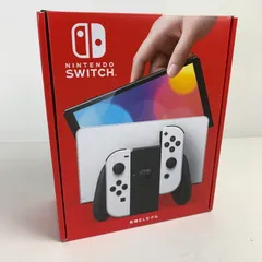 【中古美品】 未使用品 Nintendo Switch(有機ELモデル) Joy-Con(L) (R) ホワイト 任天堂 スイッチ 本体 【034-250514-nm-21-fuz】