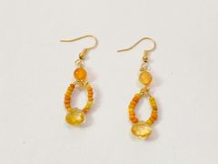 【年末SALE】天然石　ピアス　#E75