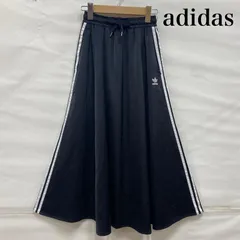 【adidas】ロング サテン スカート【アディダス】 adidas - adidas ロングサテンスカート ロングスカート の通販