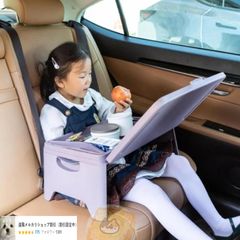 車載用テーブル 自動車 テーブル 後部座席テーブル 多機能車載テーブル 折りたたみテーブル パソコンテーブル デスクトレイ収納トレイ イン