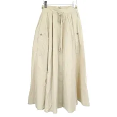 CLANEクラネ22SS2WAYMILITARYVOLUMESKIRTミリタリーボリュームスカートベージュサイズ:1レディースITV6192RGNOG