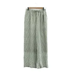 【新品】  JOURNAL STANDARD L'ESSAGE / ジャーナル​スタンダードレサージュ | 2025SS | DEVEAUX GOLD ラメ モノトーン イージーパンツ | F | アイボリー / ブラック / ゴールド | レディース