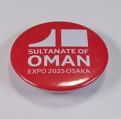 新品 缶バッジ 小 オマーン パビリオン 限定 関西万博 大阪万博 会場