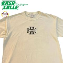 【WEST COAST CHOPPERS】 ウエストコーストチョッパーズ   アイアンクロスロゴTシャツ　白