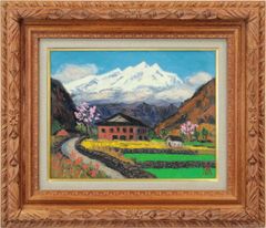 金子誠治『犬と少女』木版画 金子誠治『犬と少女』木版画 絵画 E9_87_91_E5_AD_90_E8_AA_A0_E6_