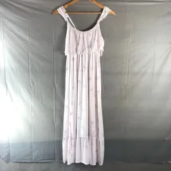 ジェラートピケ gelato pique ワンピース キャミソールワンピース ロング フリル 海 模様 貝殻 薄ピンク系 FREEサイズ 964815