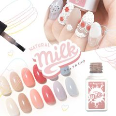 [Free Shipping] Milky White Pastel Pastel Color Gel Nail Polish Clear and Sheer Colors Nail Polish Art Gel Gel Nail Supplies Nail Color Gel Nails Gel Nail Art Nail Studio [SelfMilk]