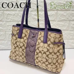 希少　美品　COACH コーチ　パッチワーク　トートバッグ　パープル　スエード 希少 美品 COACH コーチ パッチワーク トートバッグ パープル