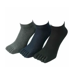 【新品・14営業日以内発送】PAX-ASIAN 808D 銀マジック5本指スニーカー丈無地3P 大きめ【沖縄離島販売不可】