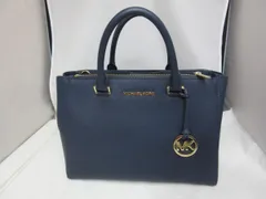 ◆MICHAEL KORS マイケルコース ハンドバッグ 30S3GLMS2L 青系 ネイビー 2wayバッグ ショルダーバッグ◆1363のサムネイル