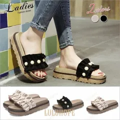 ウェッジソールサンダル レディース サンダル ヒール 厚底 大きいサイズ ハイヒール オープントウパンプス シューズ リボン付き 靴