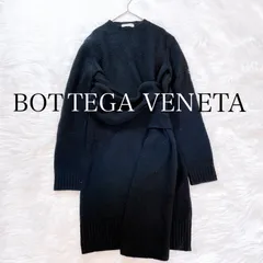 ボッテガヴェネタ　ネイビー　ウールカシミアワンピース ボッテガヴェネタ ネイビー ウールカシミアワンピース 2025年最新