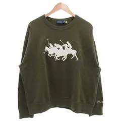 希少デザイン✨美品✨ポロラルフローレン トリプルポニー スウェット M-L 楽天市場】ラルフローレン ポロ レディース ビッグポニー ロゴ