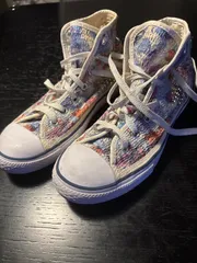 超レア　CONVERSE Chuck Taylor All Star HI  海外限定　編込み　コンバース　チャックテイラー　オールスター　23cm  レディース　スニーカー
