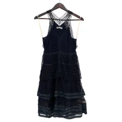 美品　Chloe クロエシルクノースリーブドレス　36 Mサイズ　ロイヤルブルー Chloé シルクジョーゼット製ミニケープドレス | Chloé JP
