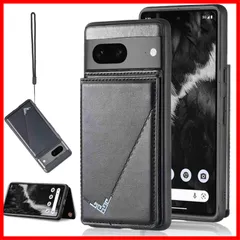 【人気商品】pixel7a 手帳型 ケース 多機能 軽量 収納 背面カード スマホケース ソフトバンクpixel7a ドコモpixel7a BLACK ピクセル7a （ブラック）グーグル ケースカード Softbank au docomo 7A Pixel 用のサムネイル