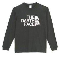 【パロディ/ロンT】5.6oz ダースフェイスＴシャツ　面白い　プレゼント　長袖　おもしろTシャツ　うける