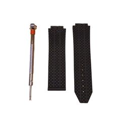 ウブロ専用 ラバーベルト 24mm 社外品 互換品 非純正品 ドライバー付き ブラック