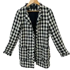 ザラベーシック　フリーサイズ　ジャケット・アウター　ツイードチェック柄