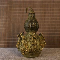 八仙瓢簞 銅細工 書道具 文房具 装飾品   工芸品 美術品 置物 八仙瓢簞 銅細工 書道具 文房具 装飾品 工芸品 美術品 置物