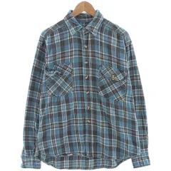 古着 Coold Storage 長袖 ヘビーネルチェックシャツ メンズL相当/eaa404855