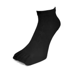 【新品・14営業日以内発送】PAX-ASIAN CW587 指幅広ワイドタイプ5本指スニーカー丈ソックス黒3P大きめ【沖縄離島販売不可】