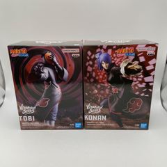 未開封　NARUTO　ナルト　疾風伝　2点セット　VIBRATION STARS　TOBI　トビ　KONAN　小南　プライズ　フィギュア　バンダイ　バンダイナムコ　バンプレスト