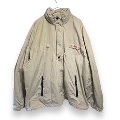 【オーバーサイズ】90s チャップスラルフローレン　ナイロン　プルオーバー ジャケット　ベージュ