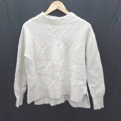 ◇ ⊇ green label relaxing ウール素材 長袖 セーター ニット サイズ 表記なし ベージュ系 レディース E  【1412260021210】