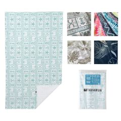 TAPA BLUE [TAVARUA] 샌드프리 비치 타올 샌드프리 마이크로 화이버 UPF50+ 유니섹스 세탁 서핑 아웃도어 해수욕 목욕 타월 여행 흡수 방사 얇고 경량 콤팩트 속건 풀 여행용 타월 운반 비