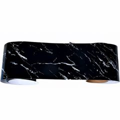 マスキング インテリア テープ 多用途 DIY 家具 壁 キッチン 扉 建具 窓枠 床 巾木 幅15cm×10m(ブラッククリスタルストーン)