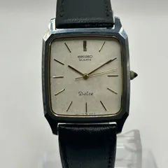 稼動 SEIKO セイコー Dolce ドルチェ スクエア 腕時計 S-163 稼働 SEIKO DOLCE 腕時計 裏記念刻印あり ドルチェ セイコー